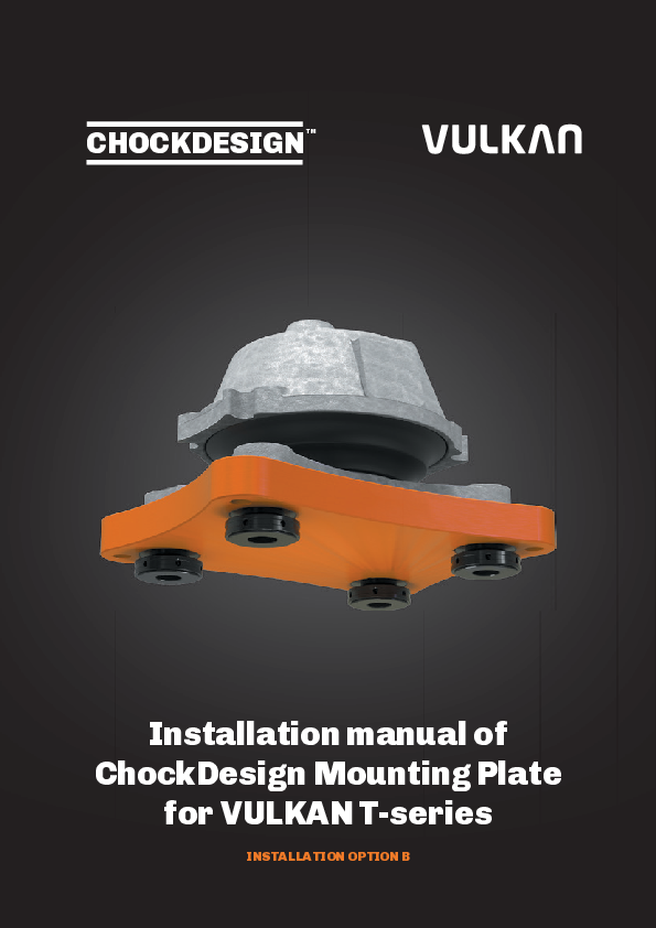 ChockDesign - Mounting Plate for T Series - Welding Plate on Top of Fundation