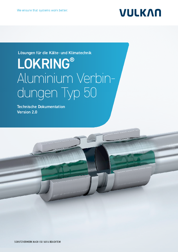 Technische Dokumentation Aluminium Verbindungen Typ 50